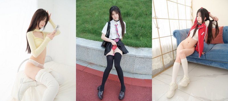 紧急企划写真揭秘：绝对领域风格与小恩的惊艳表现