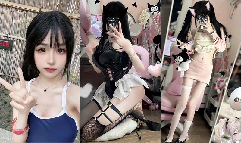 吃小熊饼干网红私房穿搭唯美视频截图2