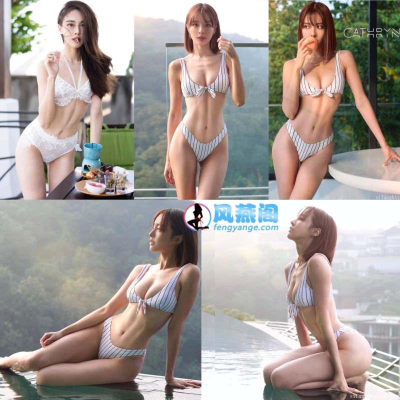 李元玲Cathryn Lee健身房训练12%体脂率身材展示