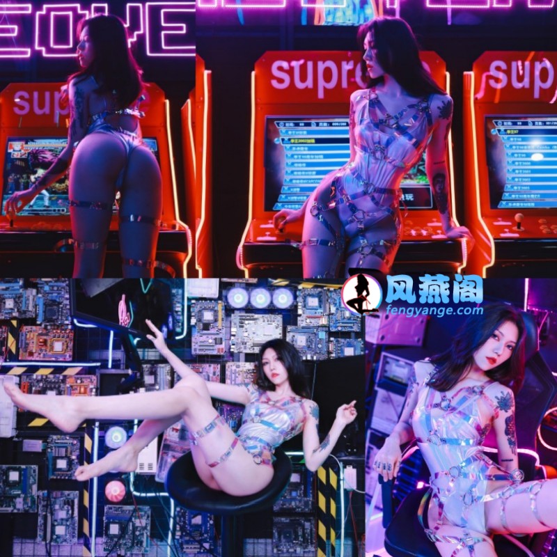 舌尖上的菊花Acezoey大尺度私房写真内衣造型